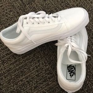New white Vans